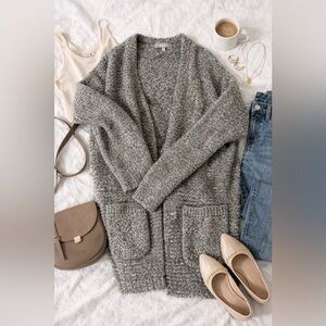 Marled Women’s Charcoal Knit Cozy Sweater - Size S